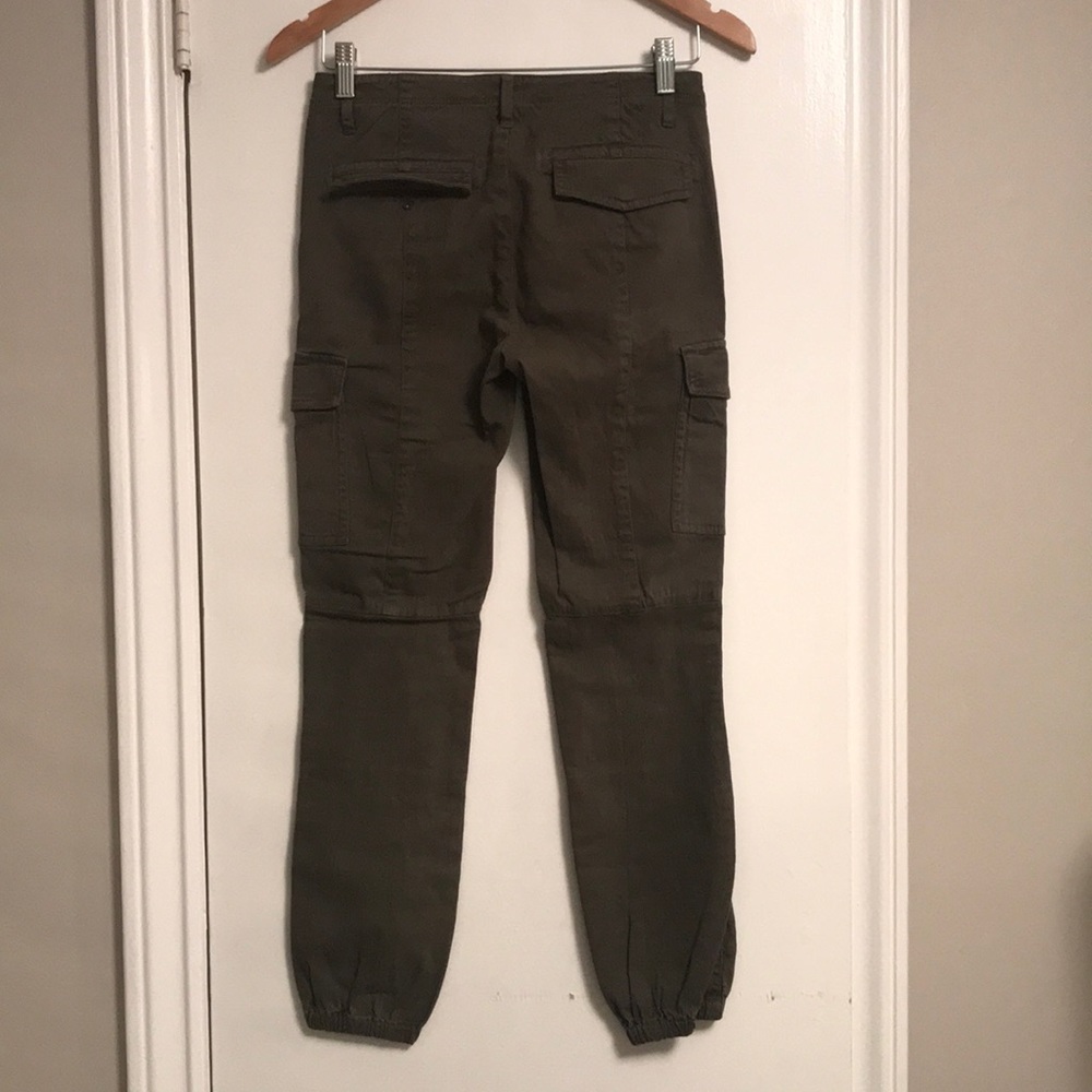 Madewell, Size 2, Jogger Cargo Chinos, olive/fatigue colour, NWT